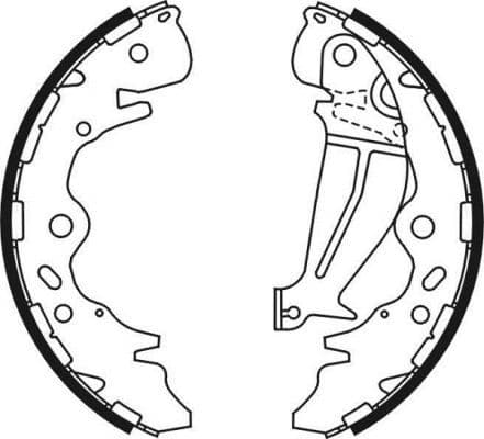 Set saboti frana ABE C00522ABE