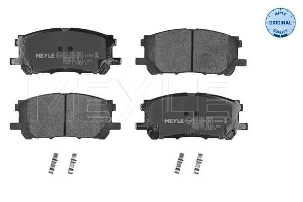 set placute frana,frana disc MEYLE -ORIGINAL: True to OE. 025 239 8916