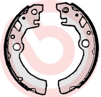 Set saboti frana BREMBO ESSENTIAL LINE S 79 519