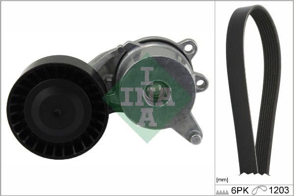 Set curea transmisie cu caneluri Schaeffler INA 529 0262 10