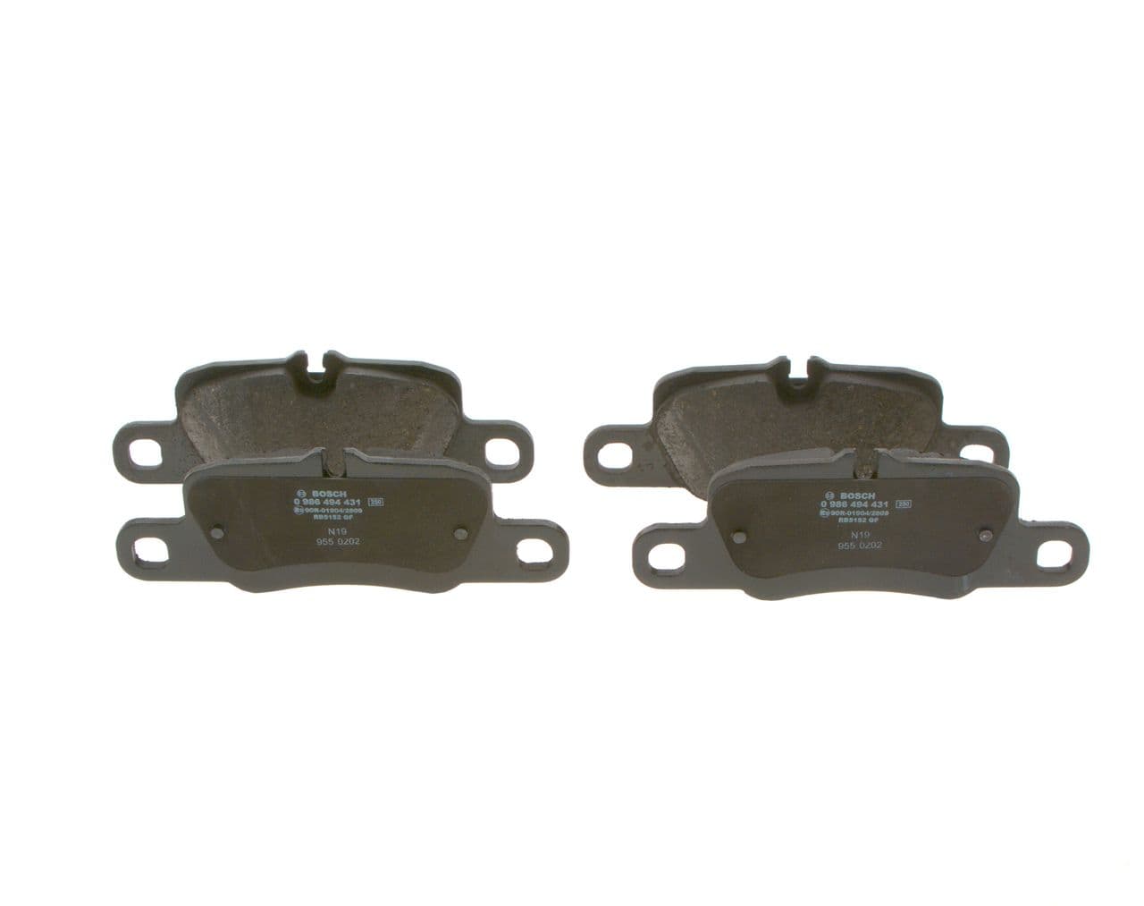 set placute frana,frana disc BOSCH 0 986 494 431