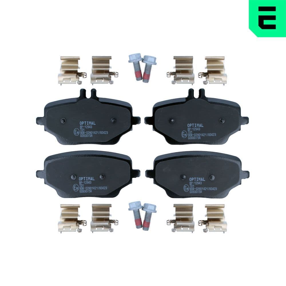 set placute frana,frana disc OPTIMAL BP-12943