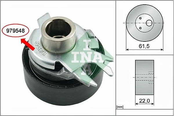 rola intinzator,curea distributie Schaeffler INA 531 0525 30