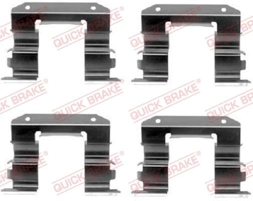 Set accesorii, placute frana QUICK BRAKE 109-1182