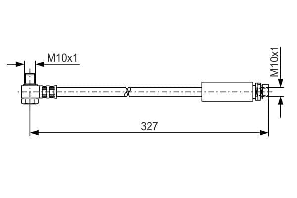 Furtun frana BOSCH 1 987 476 095