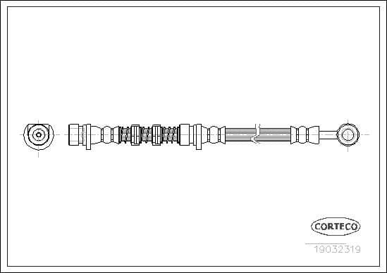 Furtun frana CORTECO 19032319