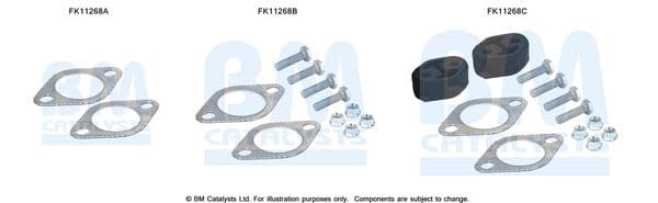 Set montaj, filtru funingine/particule BM CATALYSTS FK11268