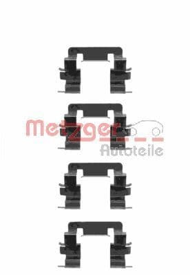 Set accesorii, placute frana METZGER 109-1278