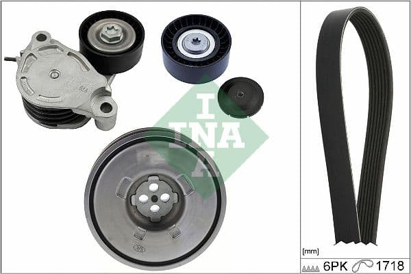 Set curea transmisie cu caneluri Schaeffler INA 529 0516 20