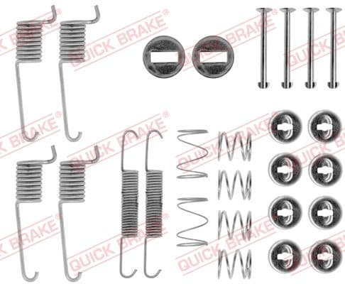 Set accesorii, sabot de frana QUICK BRAKE 105-0714