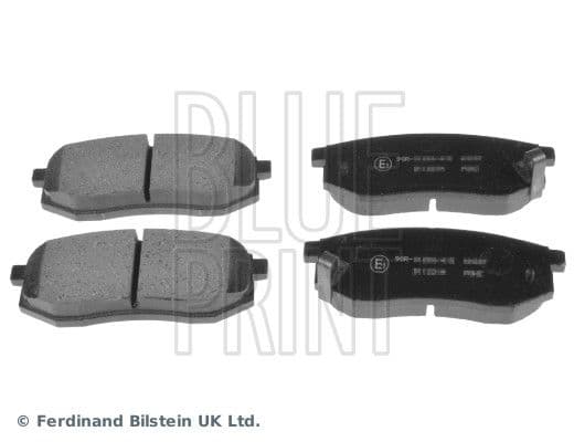 set placute frana,frana disc BLUE PRINT ADG042104
