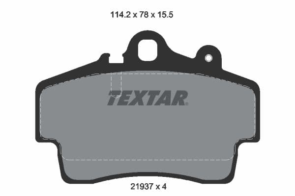 set placute frana,frana disc TEXTAR 2193702