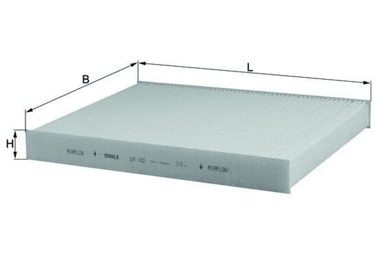 Filtru, aer habitaclu MAHLE LA 182