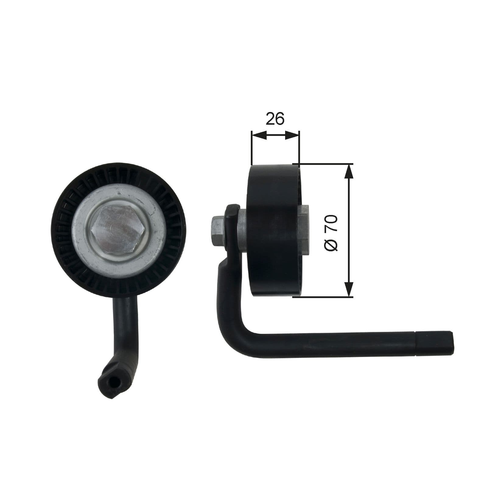 Intinzator curea, curea distributie GATES T39202