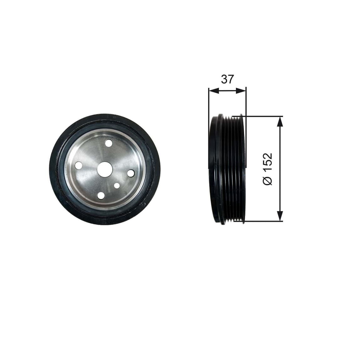 Fulie curea, arbore cotit GATES DriveAlign™ TVD1137