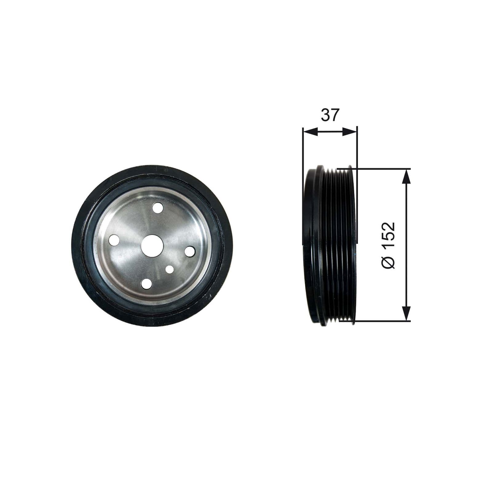 Fulie curea, arbore cotit GATES DriveAlign™ TVD1137
