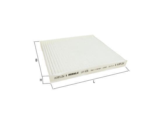 Filtru, aer habitaclu KNECHT LA 636