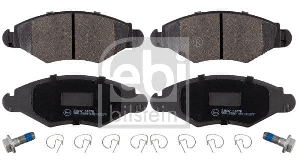 set placute frana,frana disc FEBI BILSTEIN 16575