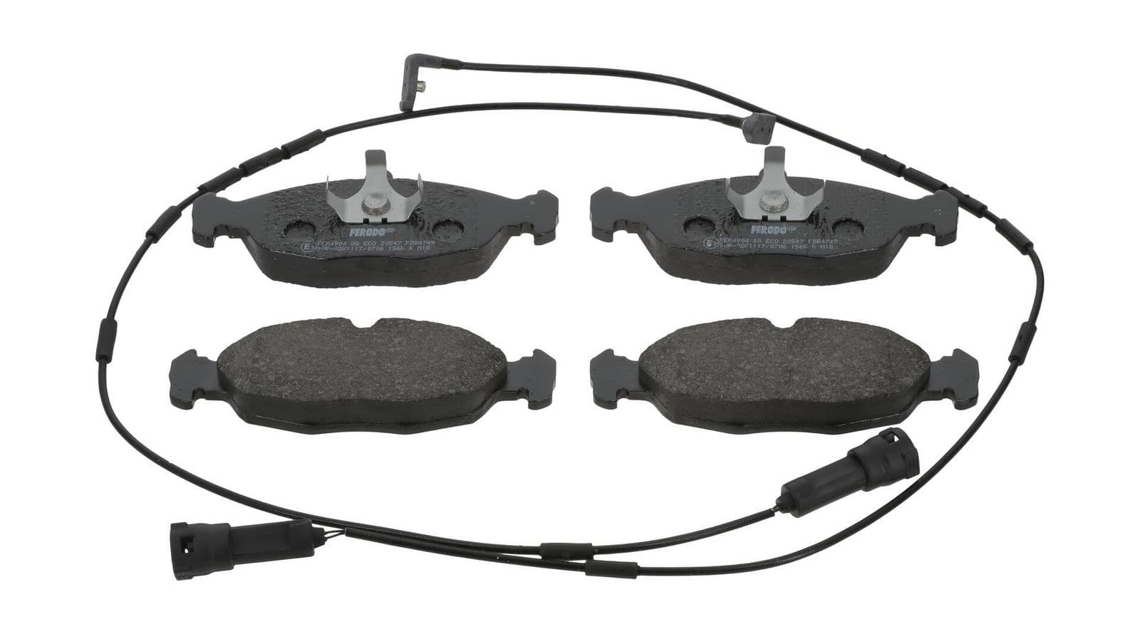 set placute frana,frana disc FERODO PREMIER ECO FRICTION FDB4749