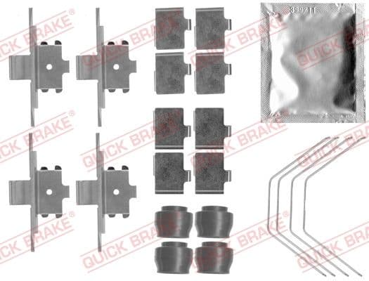 Set accesorii, placute frana QUICK BRAKE 109-1791