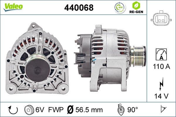 Generator / Alternator VALEO 440068