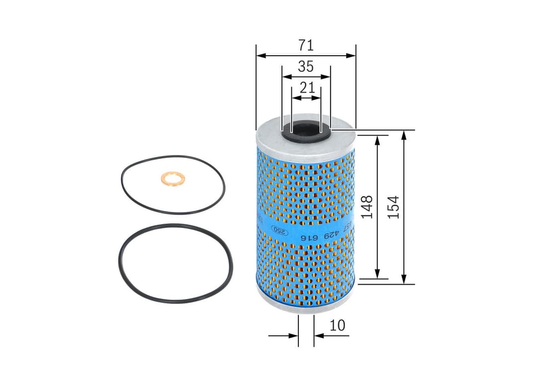 Filtru ulei BOSCH 1 457 429 616