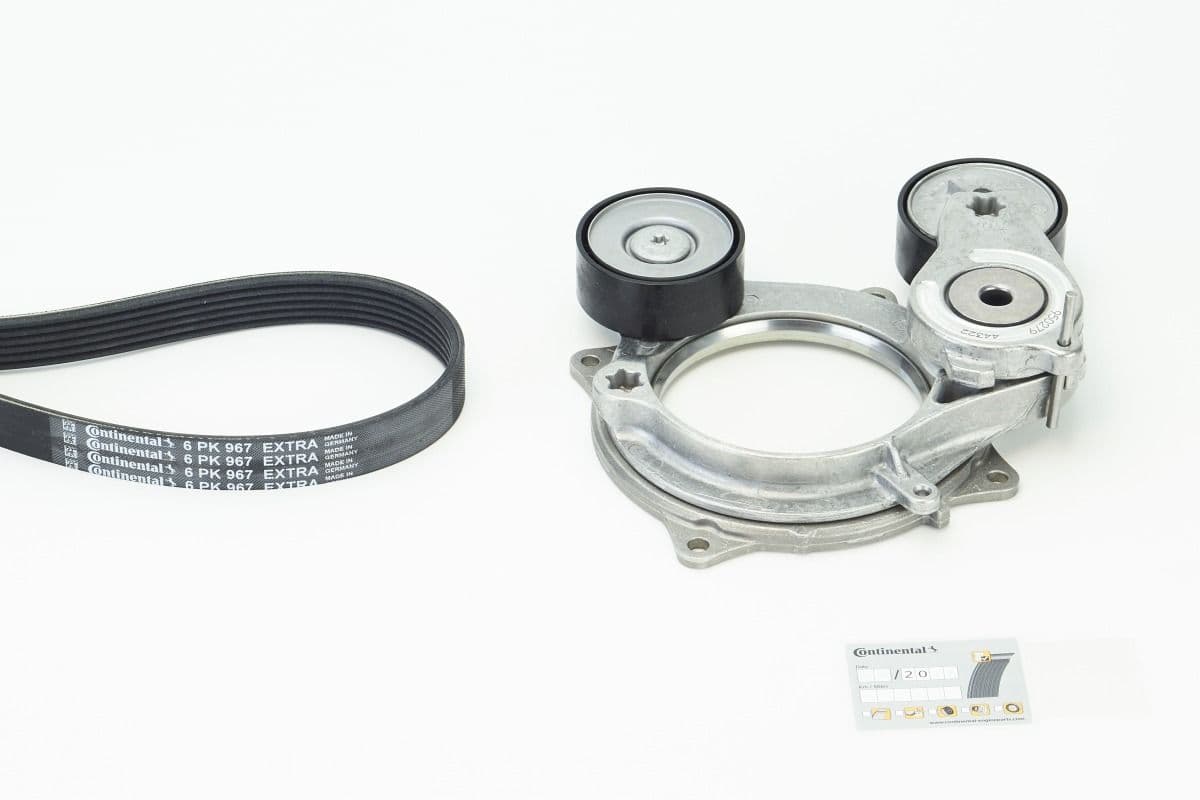Set curea transmisie cu caneluri CONTINENTAL CTAM 6PK967 EXTRA K1