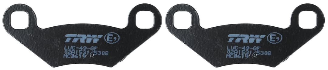 set placute frana,frana disc TRW MCB619