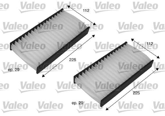 Filtru, aer habitaclu VALEO ESSENTIAL 698735