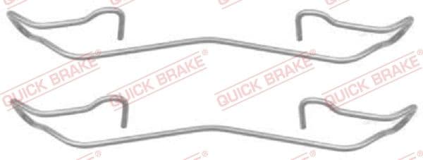 Set accesorii, placute frana QUICK BRAKE 109-1187