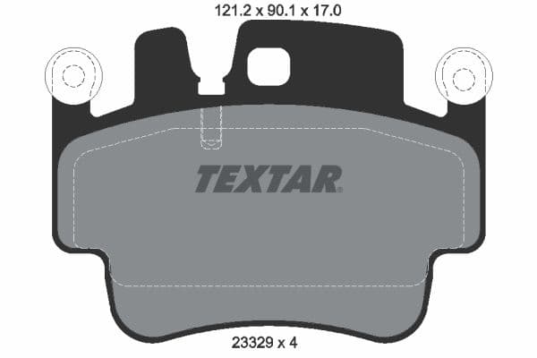 set placute frana,frana disc TEXTAR 2332902