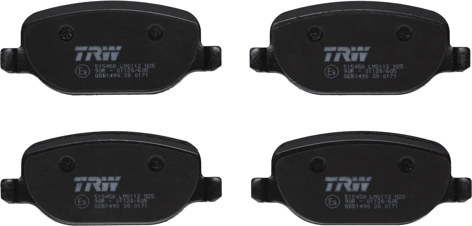 set placute frana,frana disc TRW GDB1490