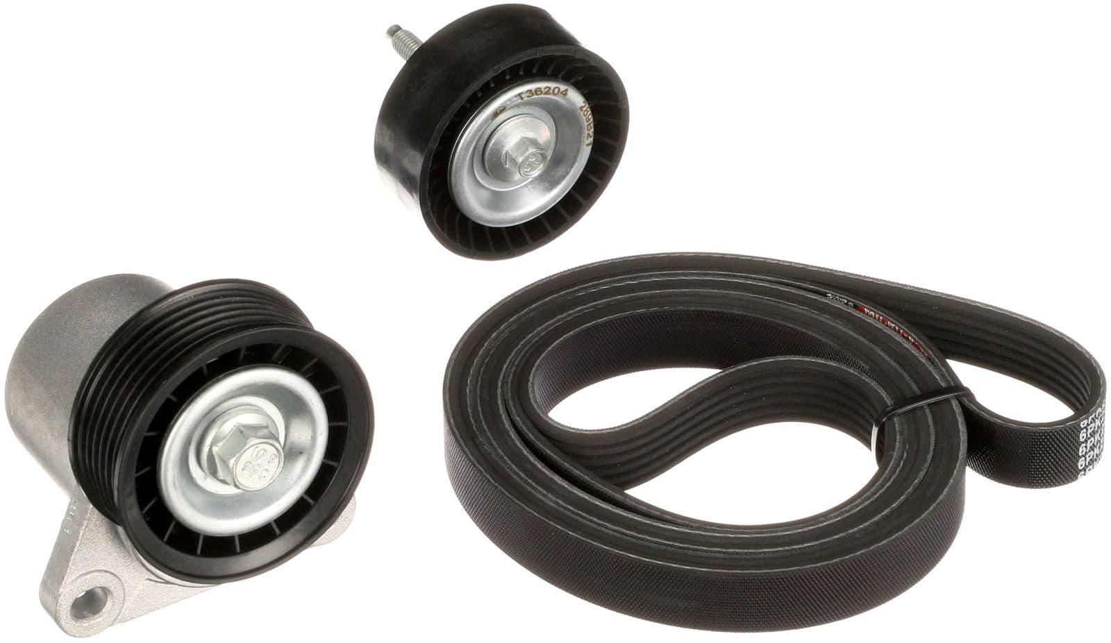 Set curea transmisie cu caneluri GATES Micro-V® K016PK2198