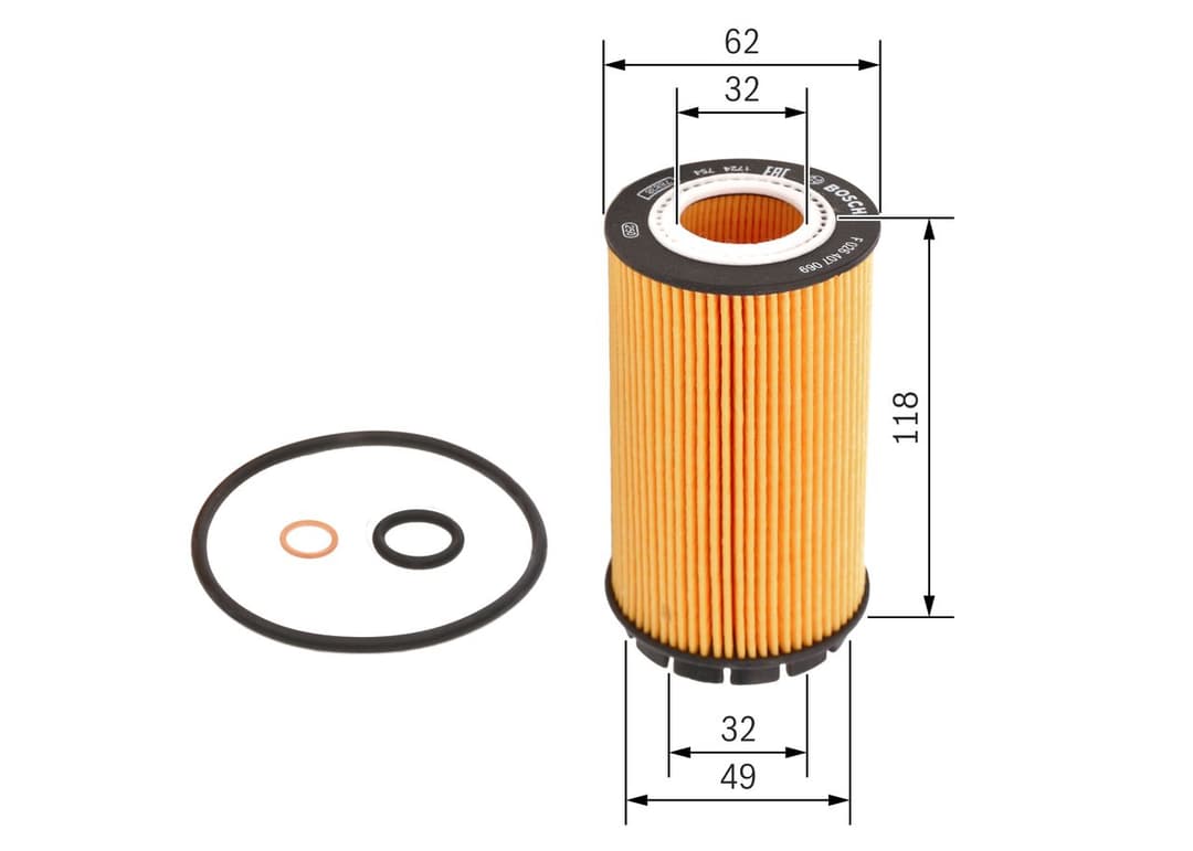 Filtru ulei BOSCH F 026 407 069