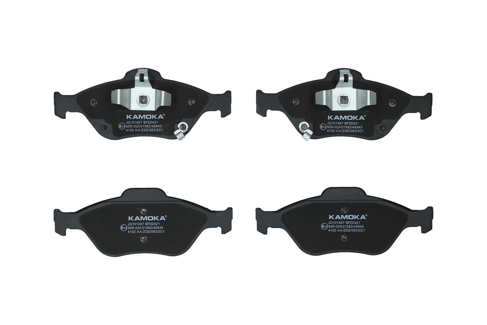 set placute frana,frana disc KAMOKA JQ101467