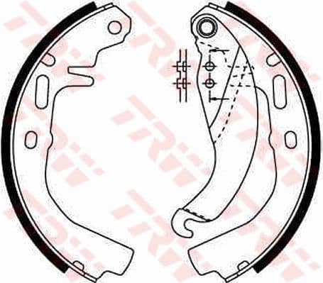 Set saboti frana TRW GS6186