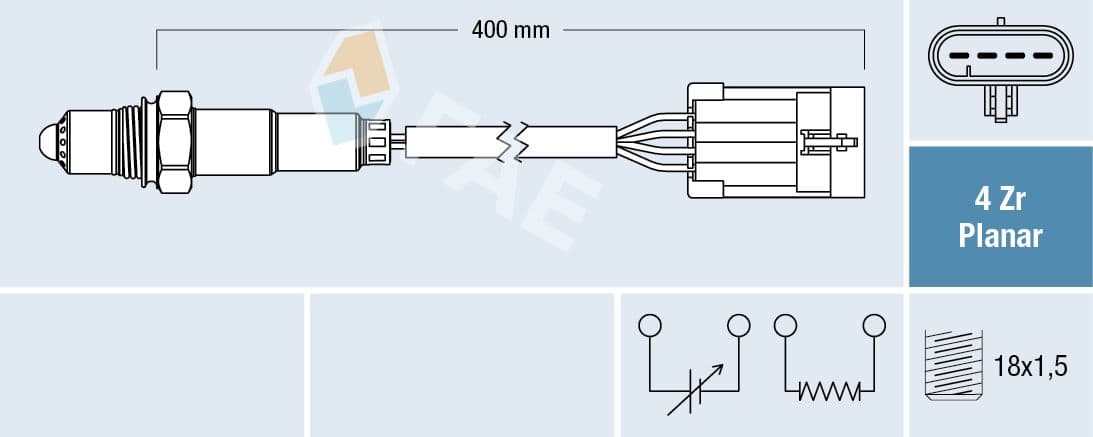 Sonda Lambda FAE 77700