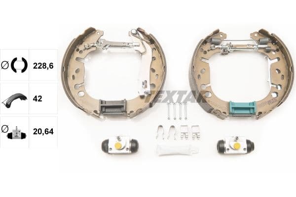 Set saboti frana TEXTAR Shoe Kit Pro 84065400