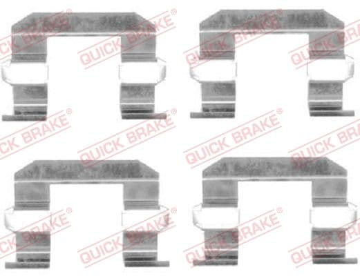 Set accesorii, placute frana QUICK BRAKE 109-1645