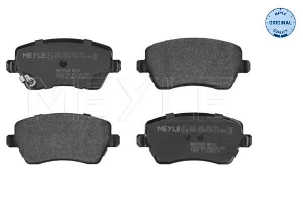 set placute frana,frana disc MEYLE -ORIGINAL: True to OE. 025 244 0317/W