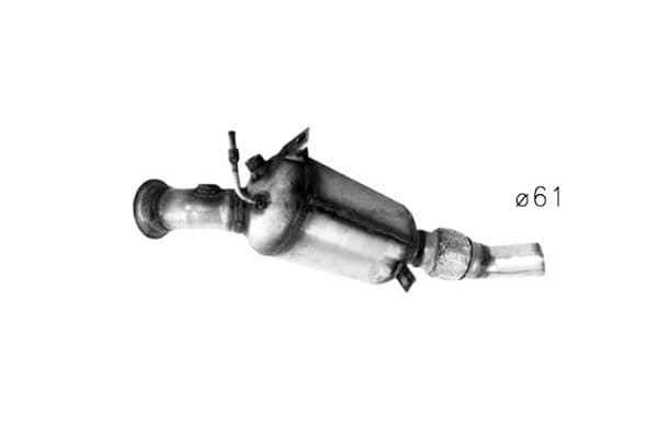 Filtru funingine/particule, sist.de esapament ASSO 08.15007