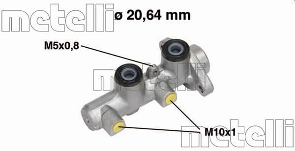 Pompa centrala, frana METELLI 05-0514