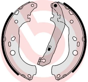 Set saboti frana BREMBO ESSENTIAL LINE S 24 534