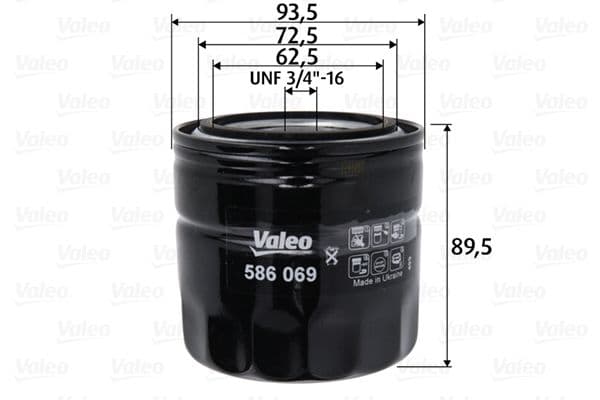 Filtru ulei VALEO 586069