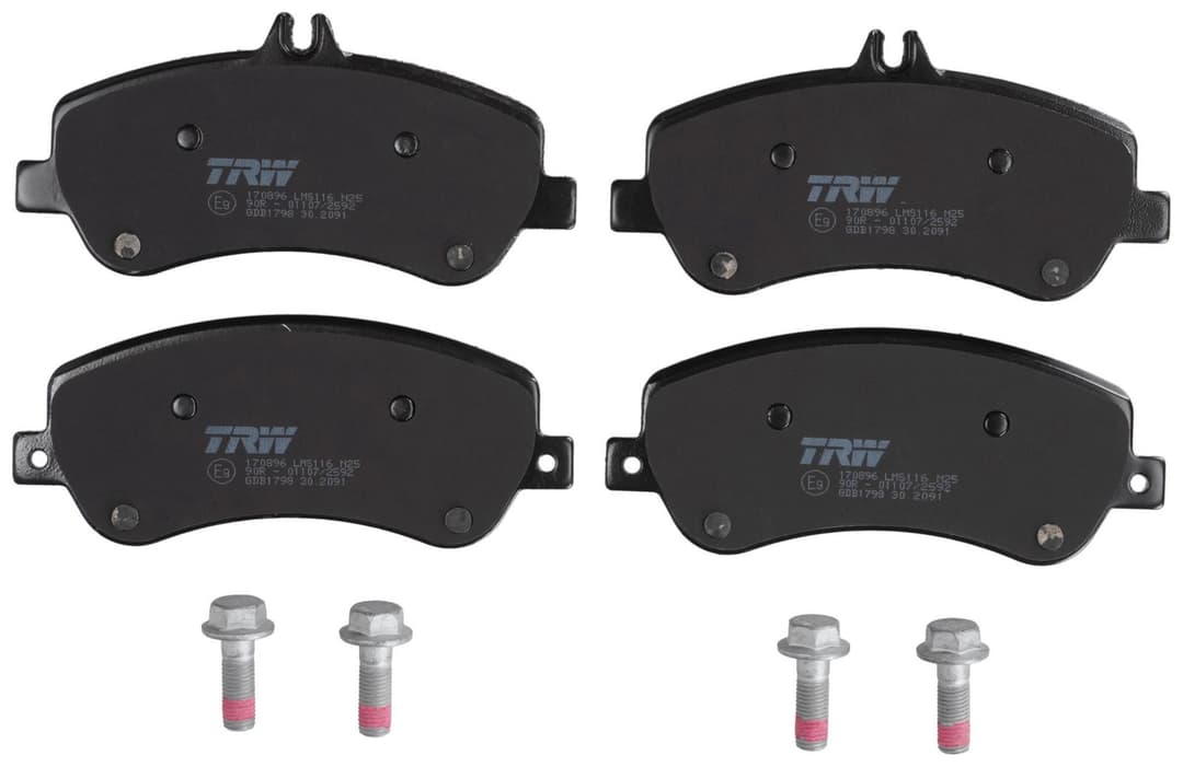 set placute frana,frana disc TRW GDB1798