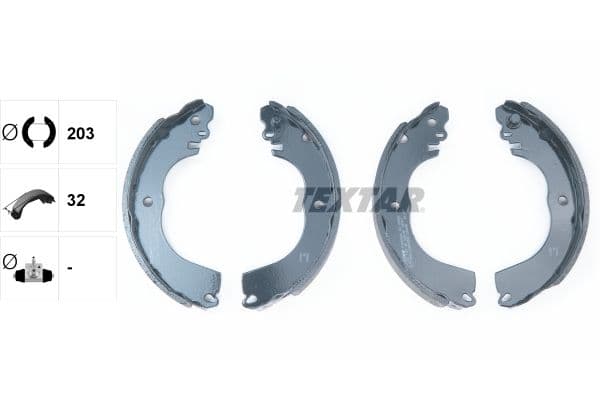 Set saboti frana TEXTAR 91081900