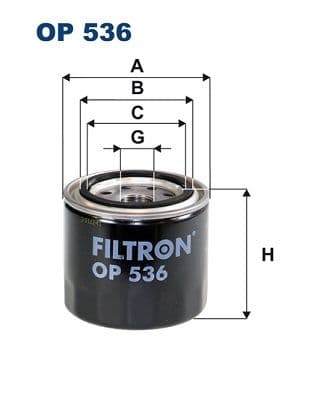 Filtru ulei FILTRON OP 536