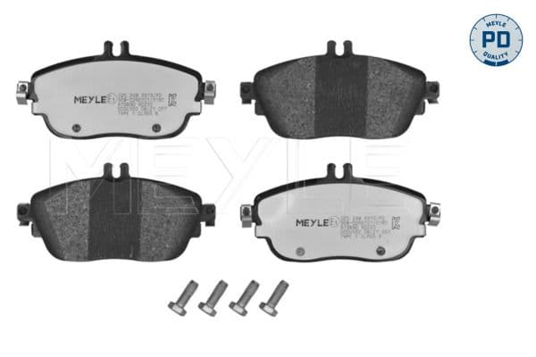 set placute frana,frana disc MEYLE -PD: Advanced performance and design. 025 248 6919/PD