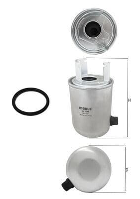 filtru combustibil KNECHT KL 1244D