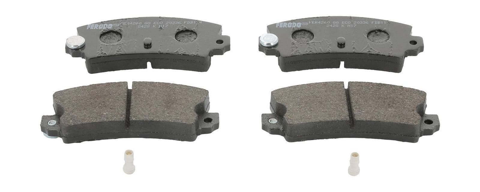 set placute frana,frana disc FERODO PREMIER ECO FRICTION FDB114